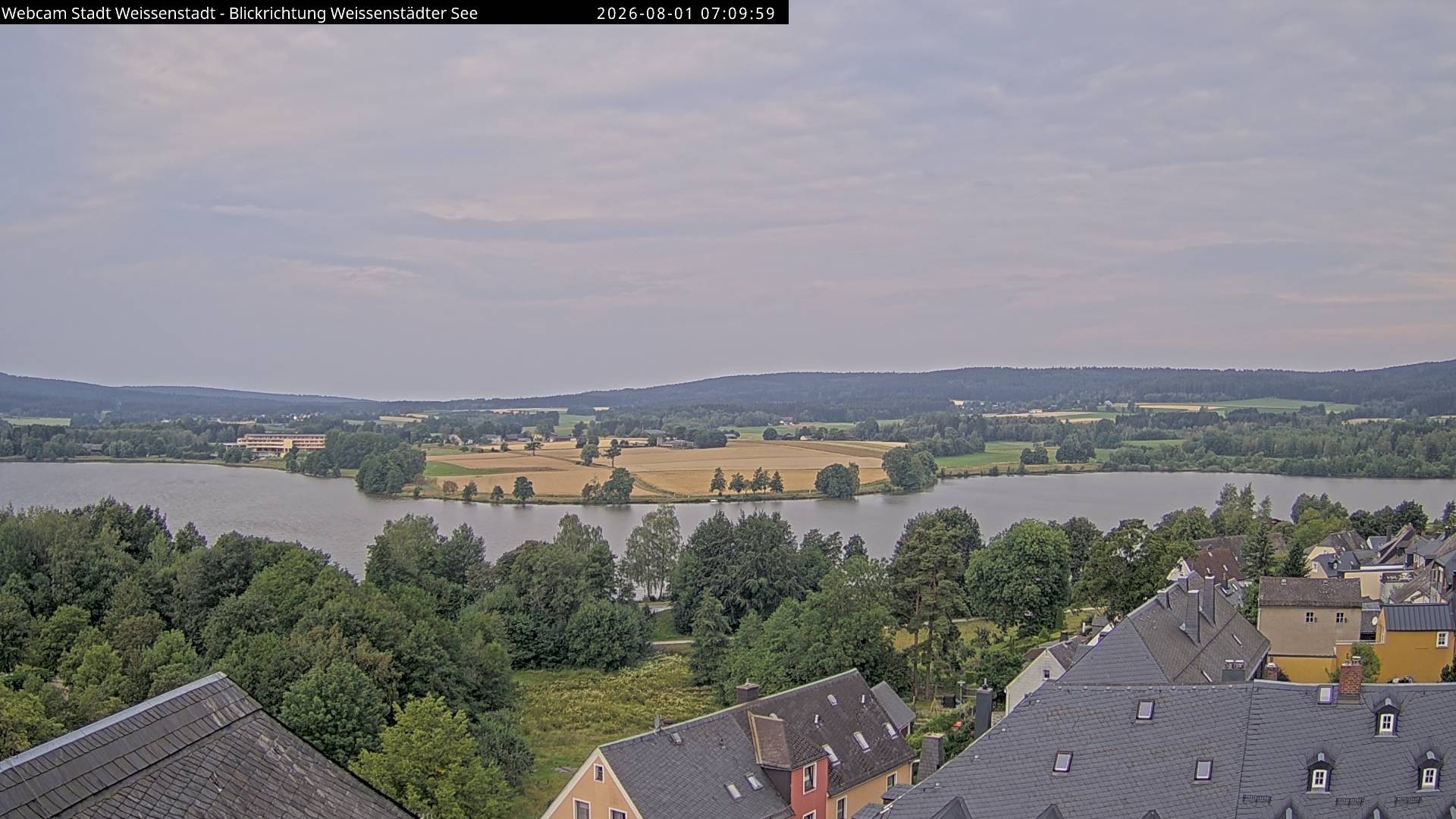 Archiv Foto Webcam Blick auf den Weißenstädter See