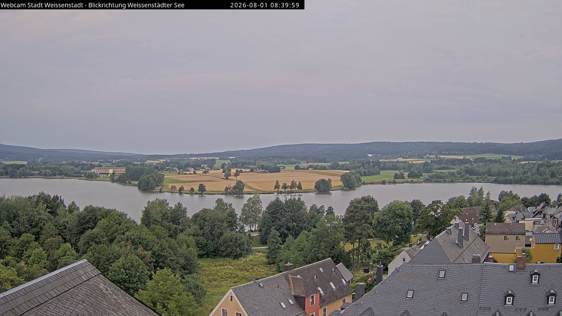 Archiv Foto Webcam Blick auf den Weißenstädter See