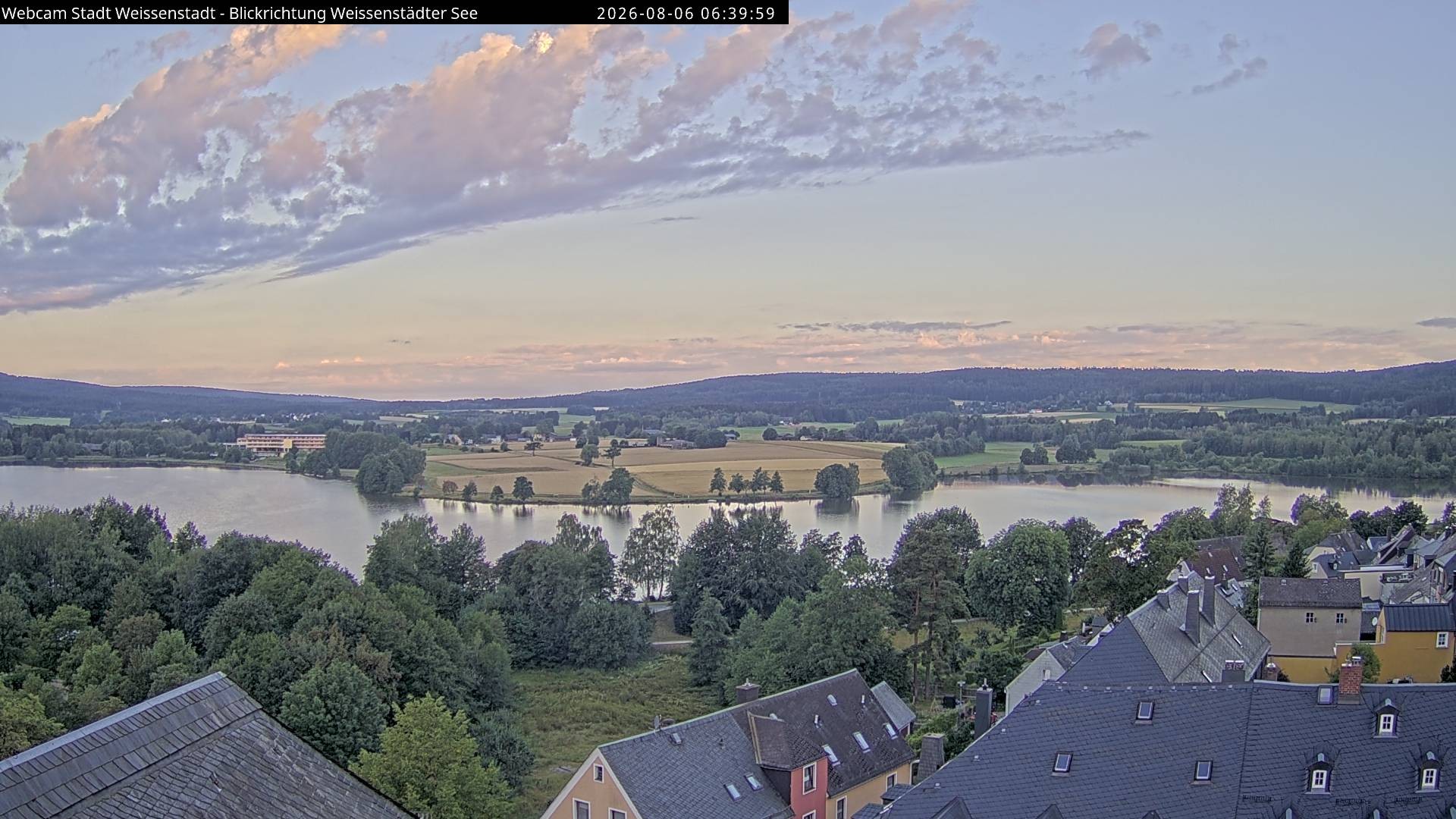 Archiv Foto Webcam Blick auf den Weißenstädter See