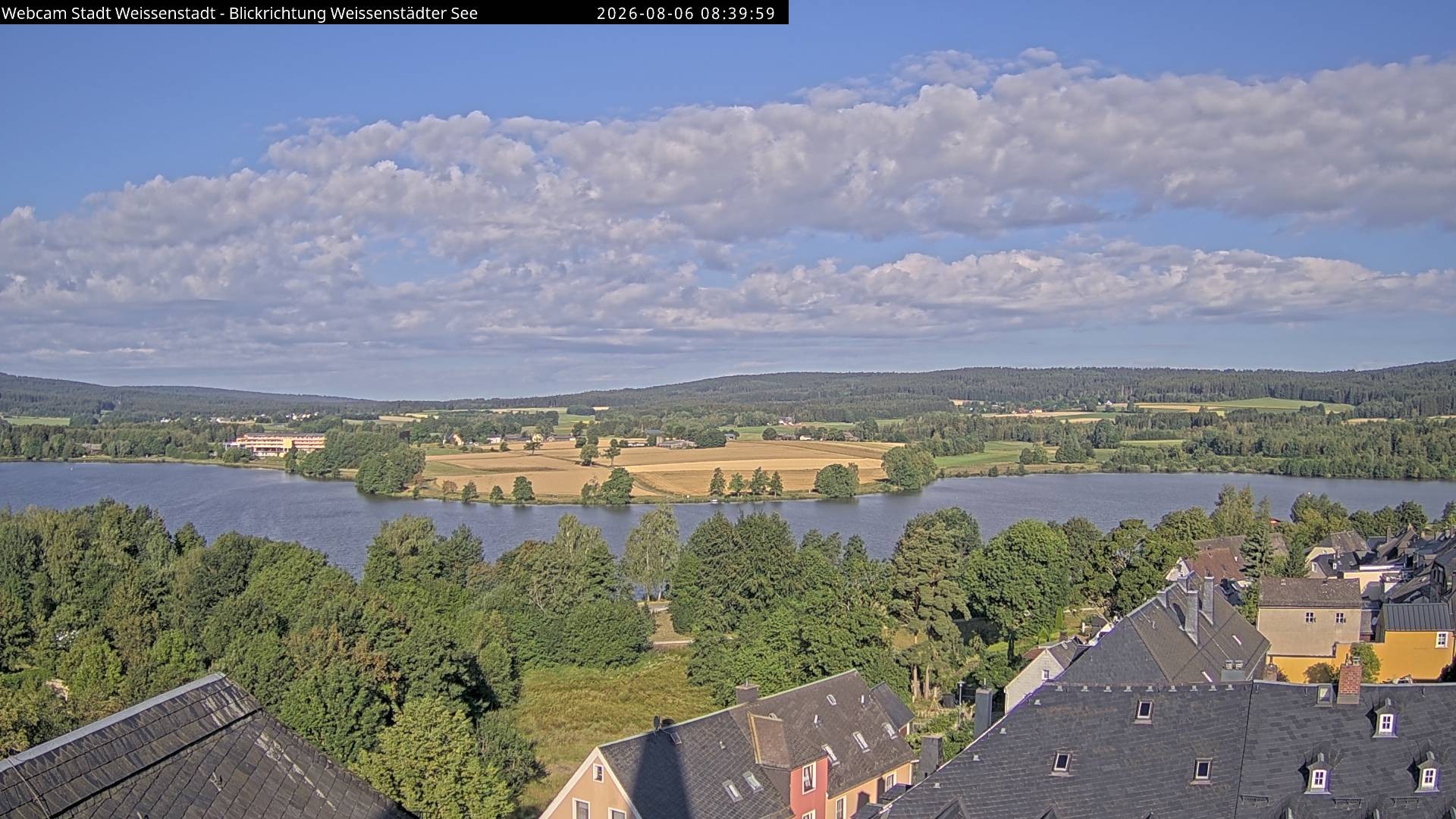 Archiv Foto Webcam Blick auf den Weißenstädter See