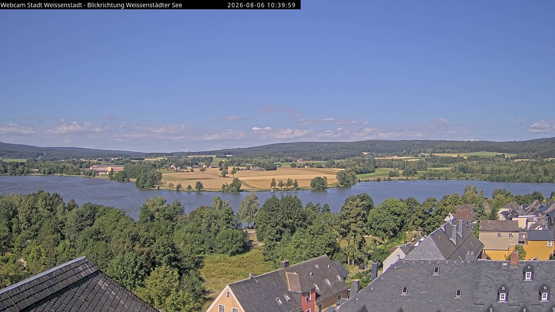 Archiv Foto Webcam Blick auf den Weißenstädter See