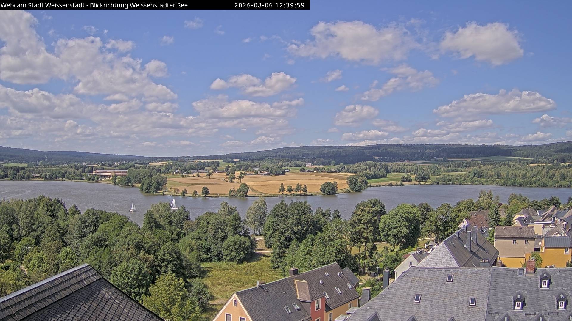 Archiv Foto Webcam Blick auf den Weißenstädter See