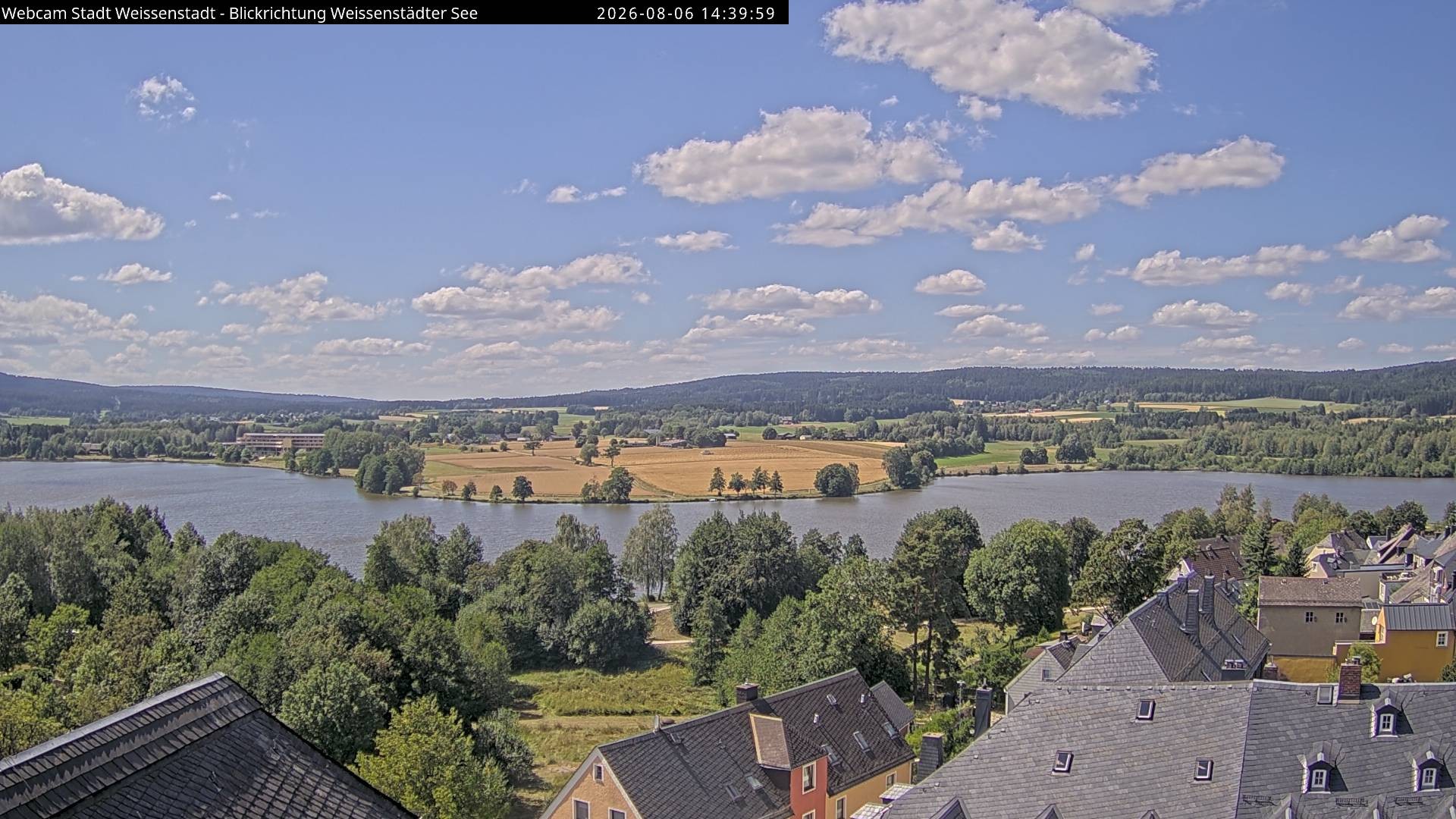 Archiv Foto Webcam Blick auf den Weißenstädter See