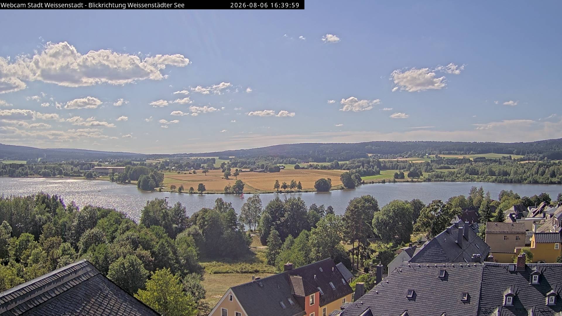 Archiv Foto Webcam Blick auf den Weißenstädter See