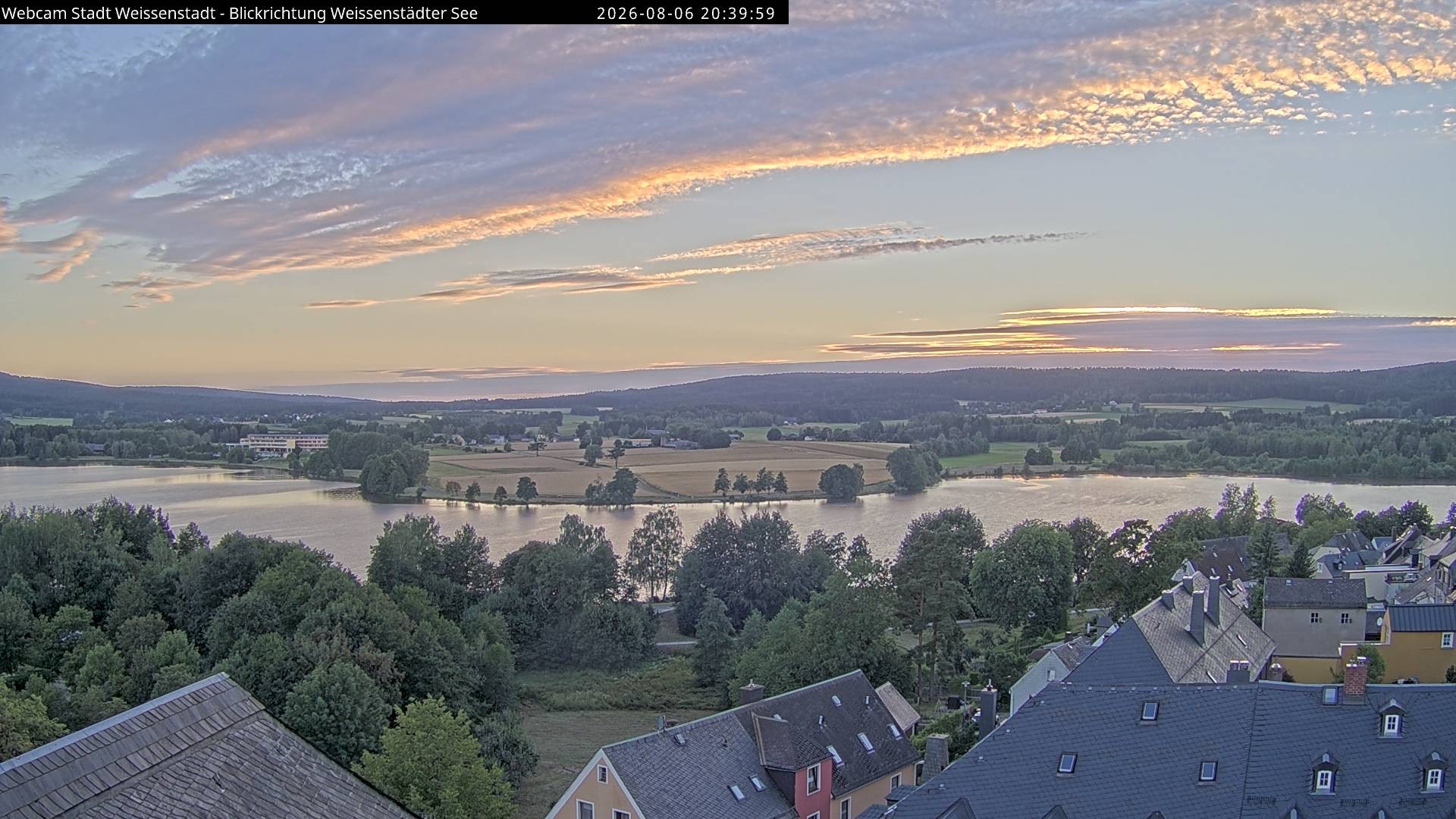 Archiv Foto Webcam Blick auf den Weißenstädter See