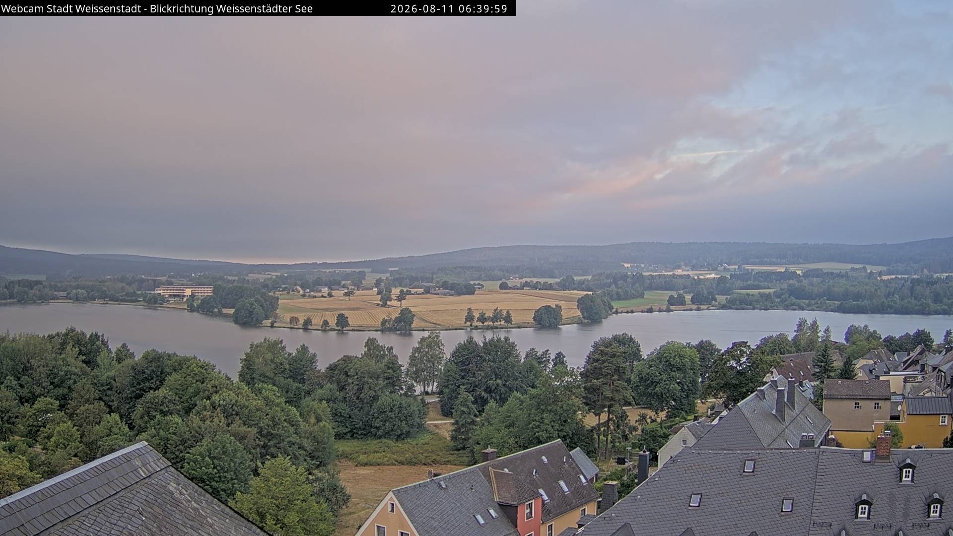 Archiv Foto Webcam Blick auf den Weißenstädter See