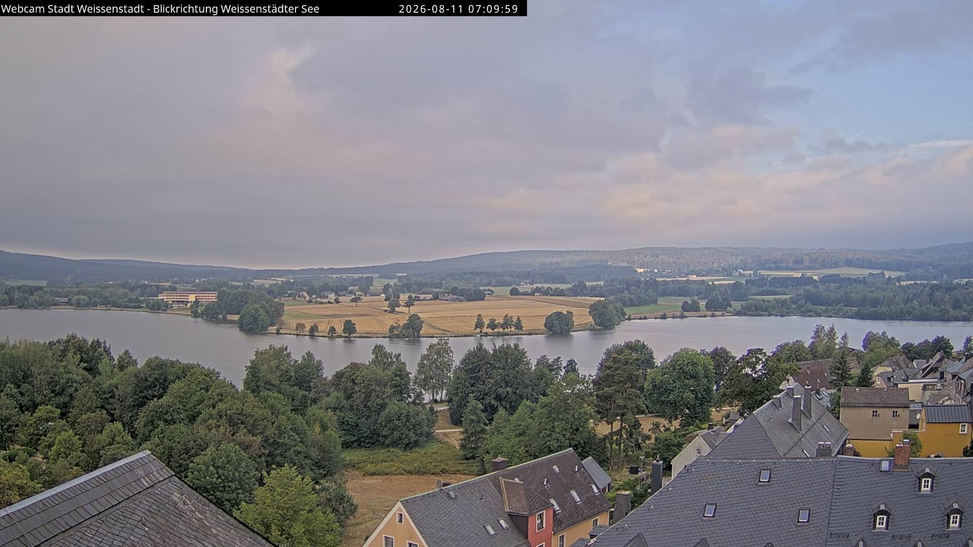 Archiv Foto Webcam Blick auf den Weißenstädter See