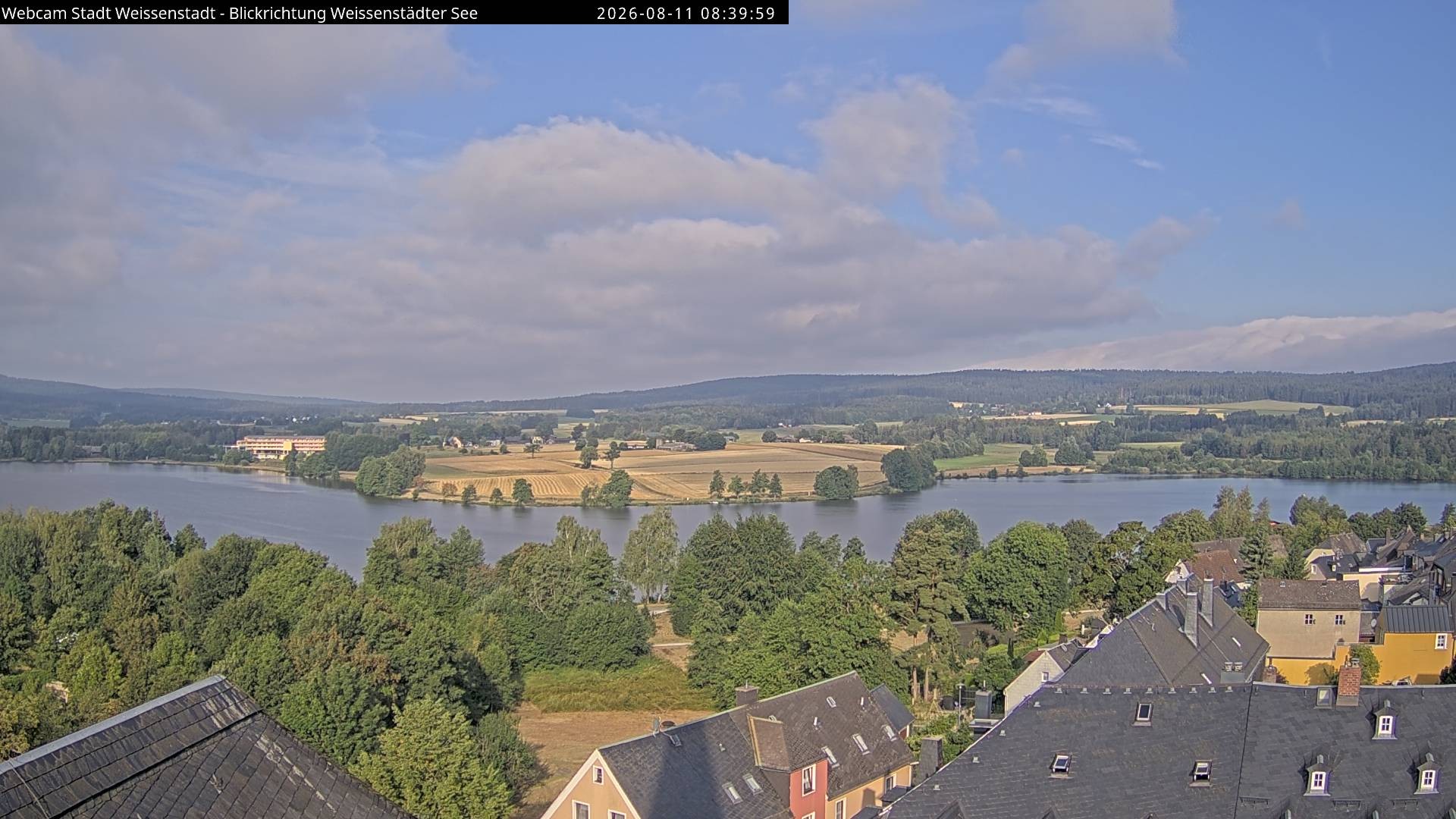 Archiv Foto Webcam Blick auf den Weißenstädter See
