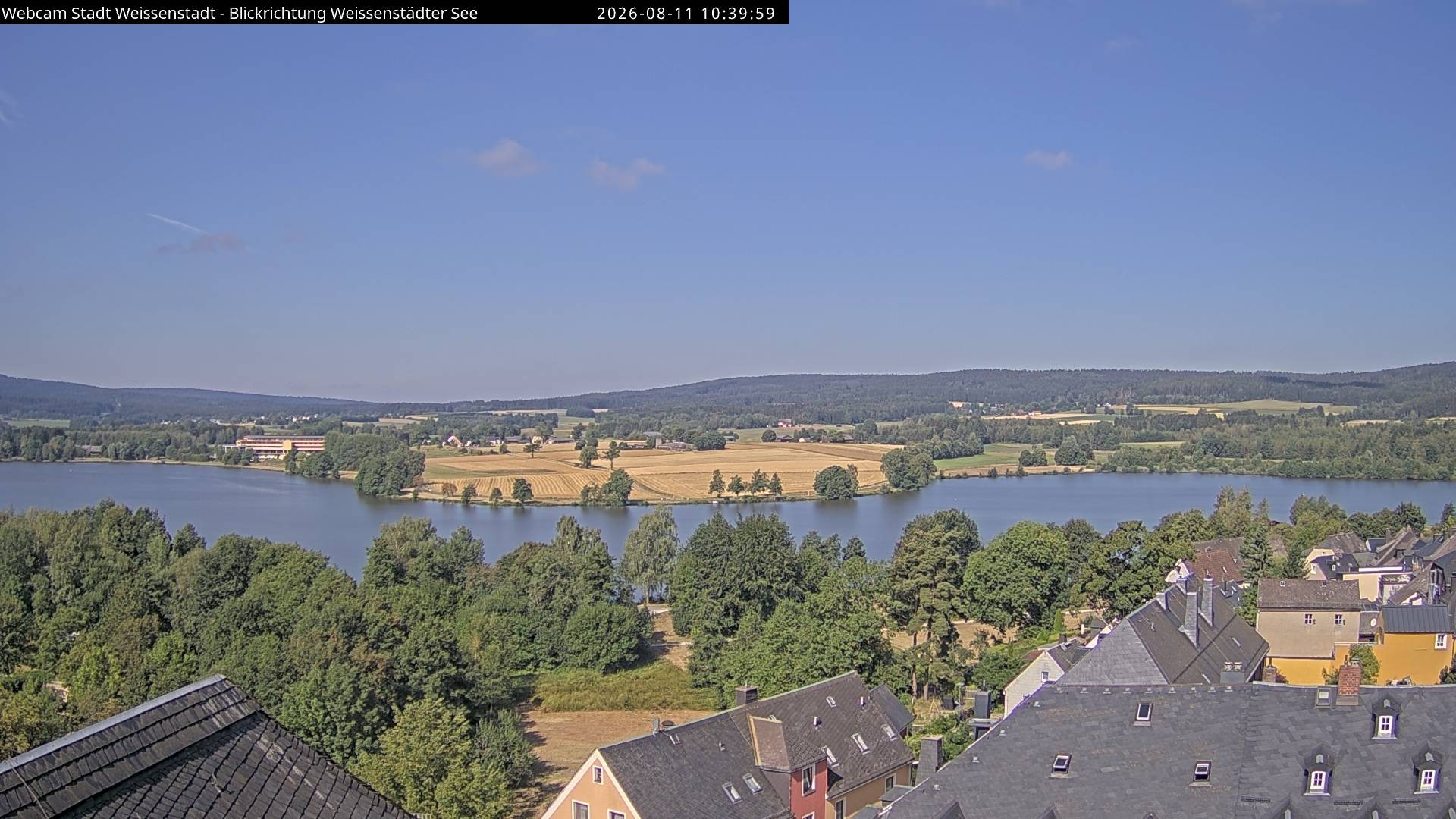 Archiv Foto Webcam Blick auf den Weißenstädter See