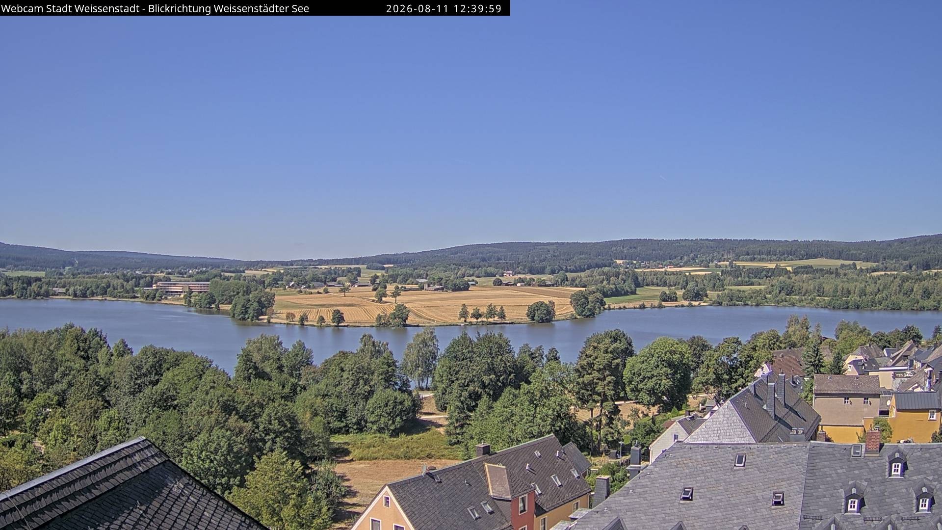 Archiv Foto Webcam Blick auf den Weißenstädter See