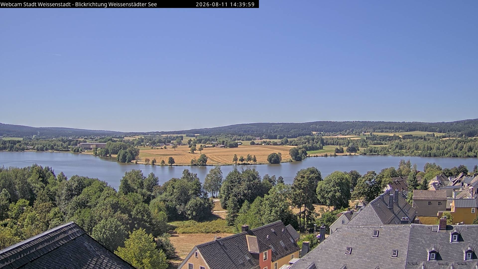 Archiv Foto Webcam Blick auf den Weißenstädter See