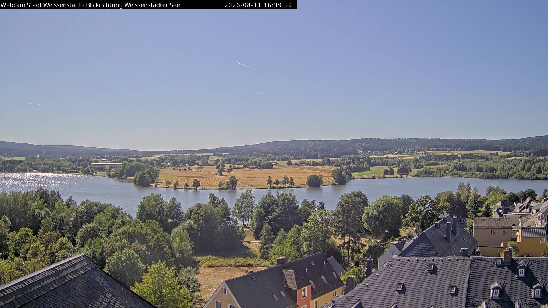 Archiv Foto Webcam Blick auf den Weißenstädter See