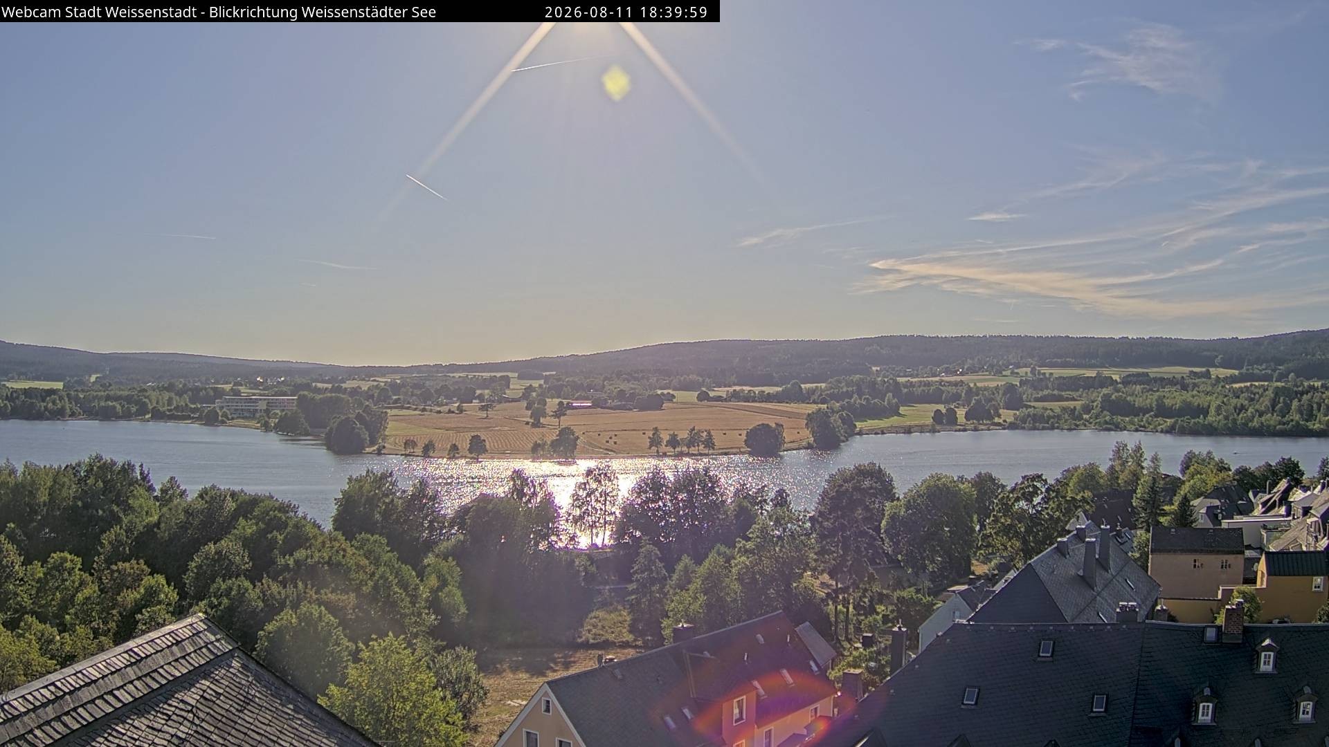 Archiv Foto Webcam Blick auf den Weißenstädter See