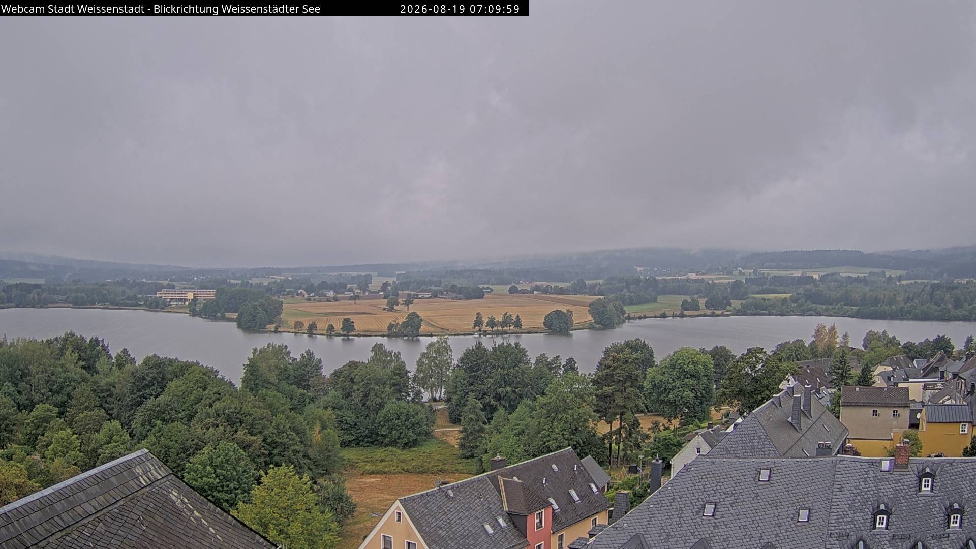 Archiv Foto Webcam Blick auf den Weißenstädter See