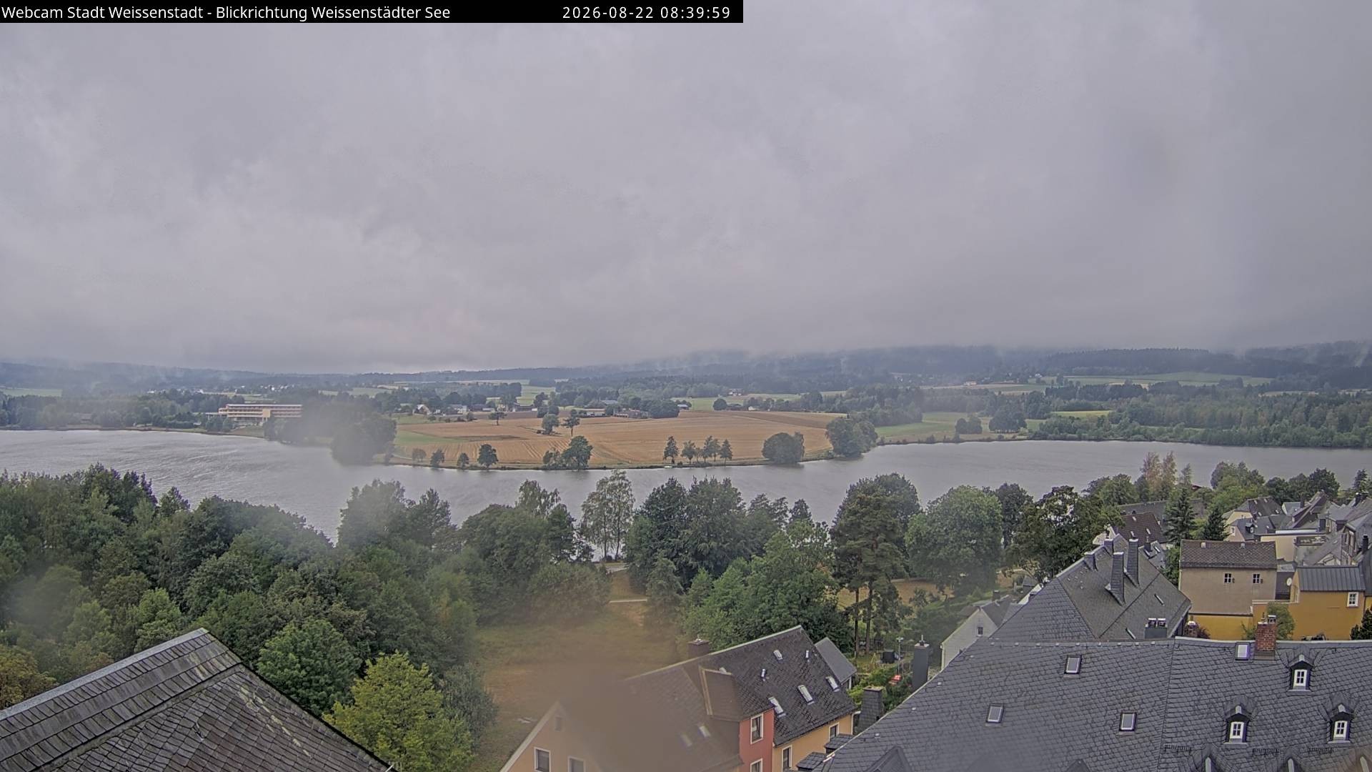 Archiv Foto Webcam Blick auf den Weißenstädter See