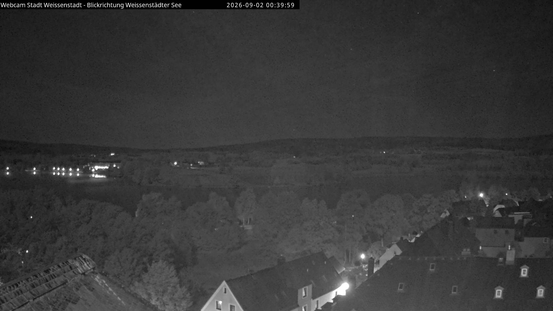 Archived image Webcam View over the Swimming Lake Weißenstädter See