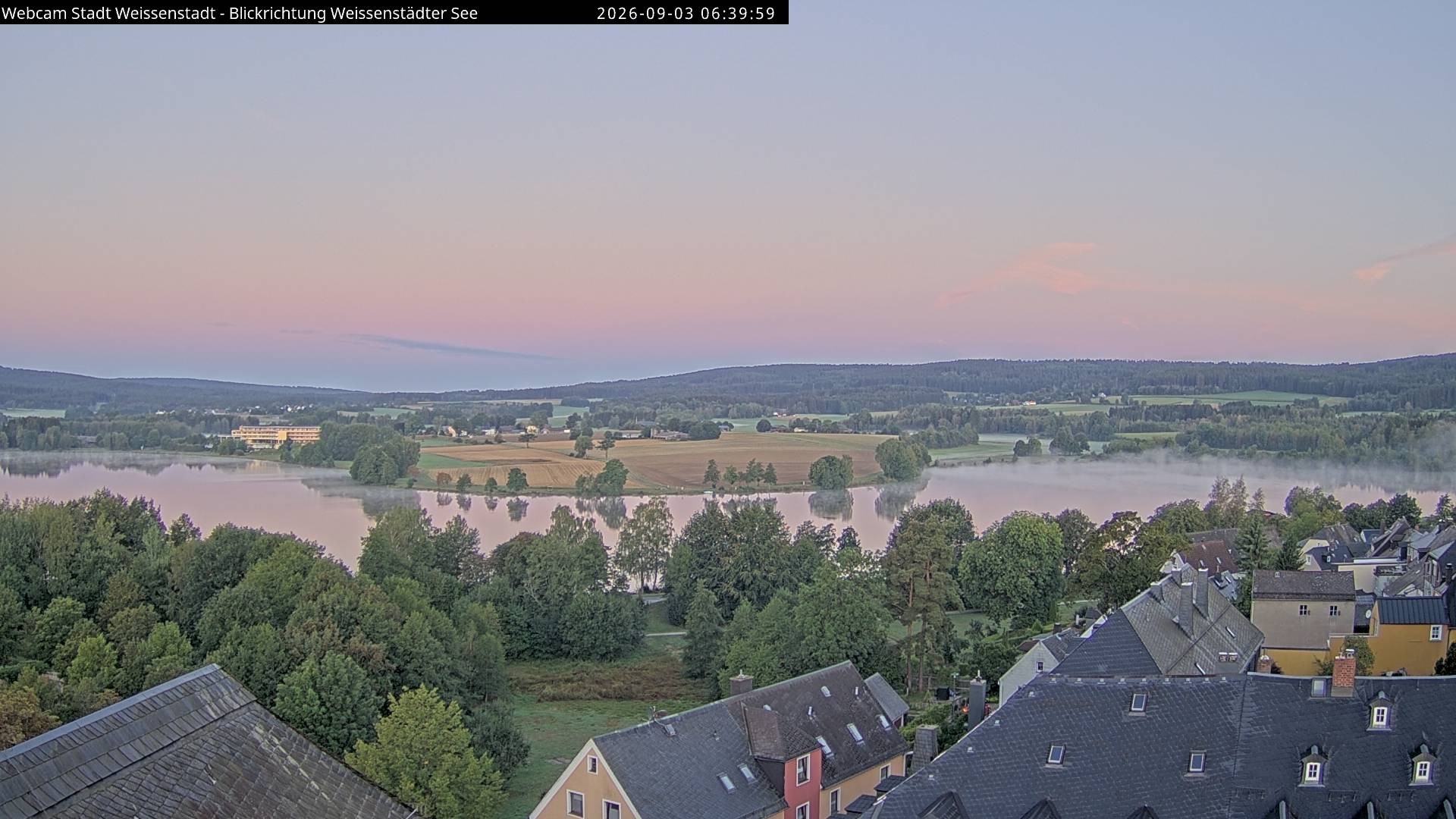Archiv Foto Webcam Blick auf den Weißenstädter See