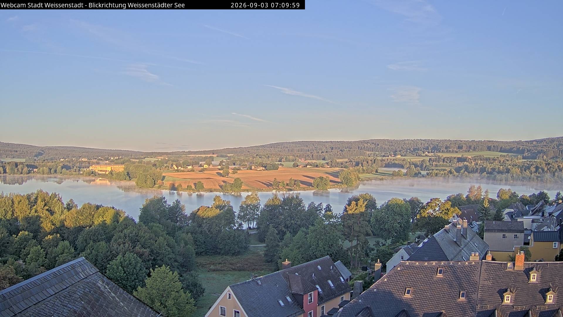 Archiv Foto Webcam Blick auf den Weißenstädter See