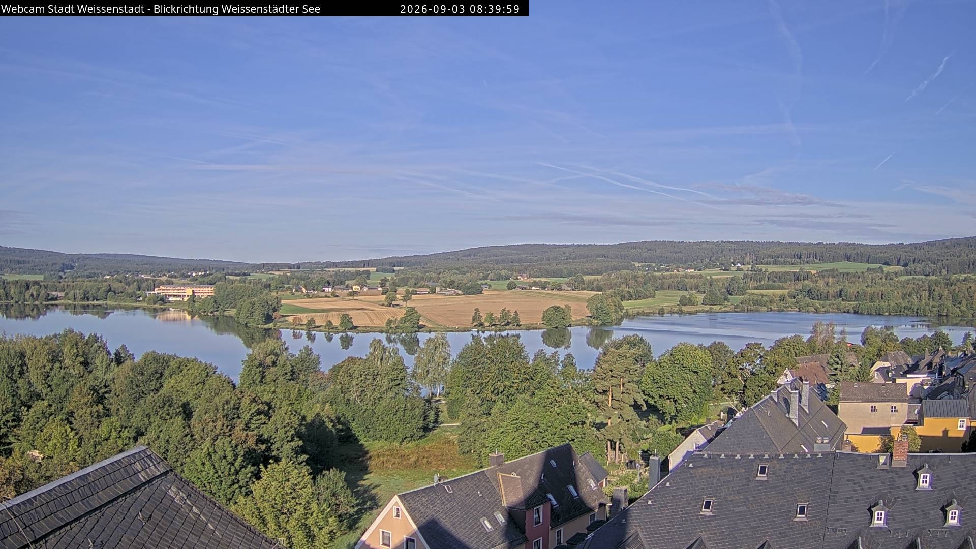 Archiv Foto Webcam Blick auf den Weißenstädter See