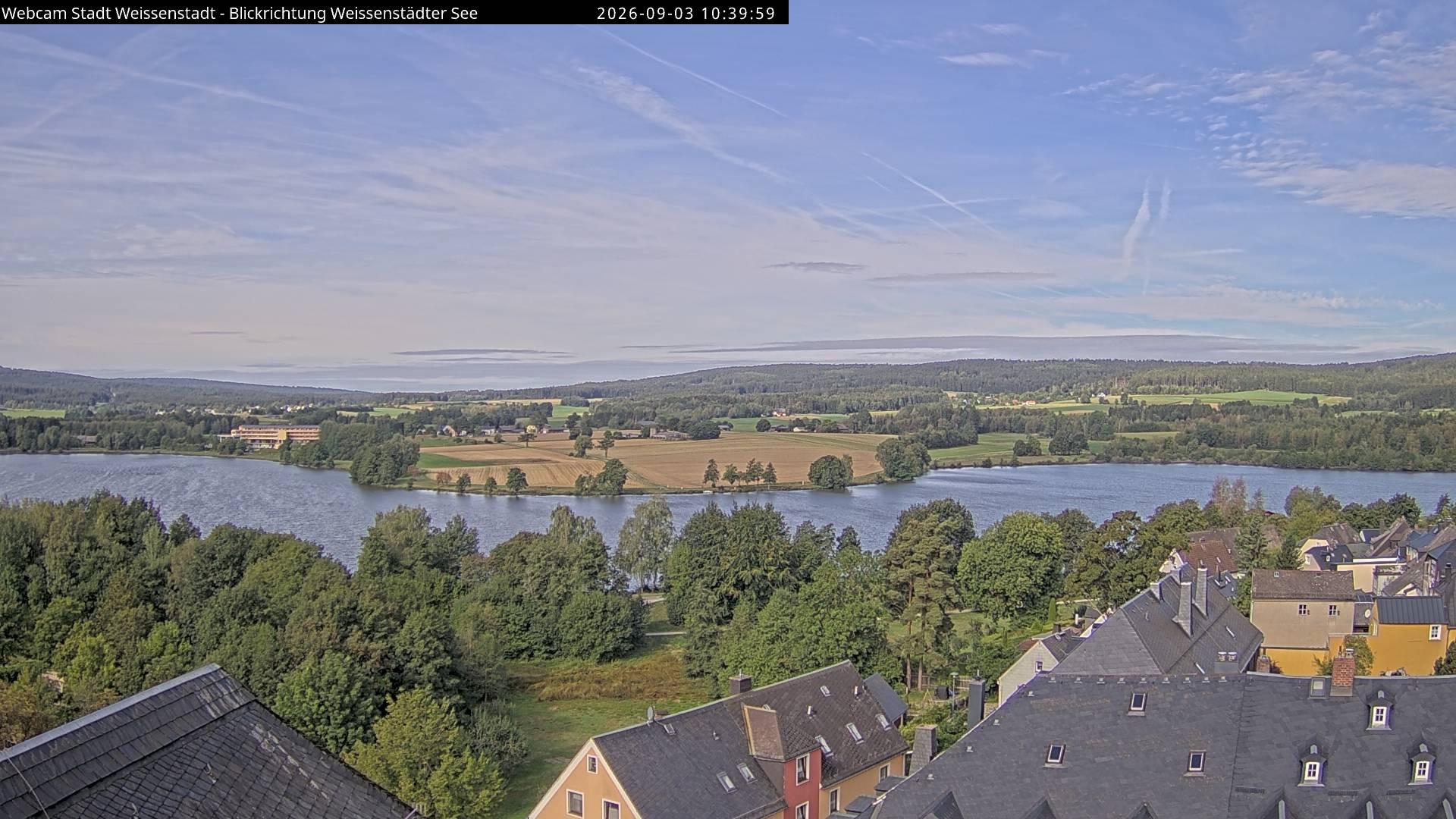 Archiv Foto Webcam Blick auf den Weißenstädter See