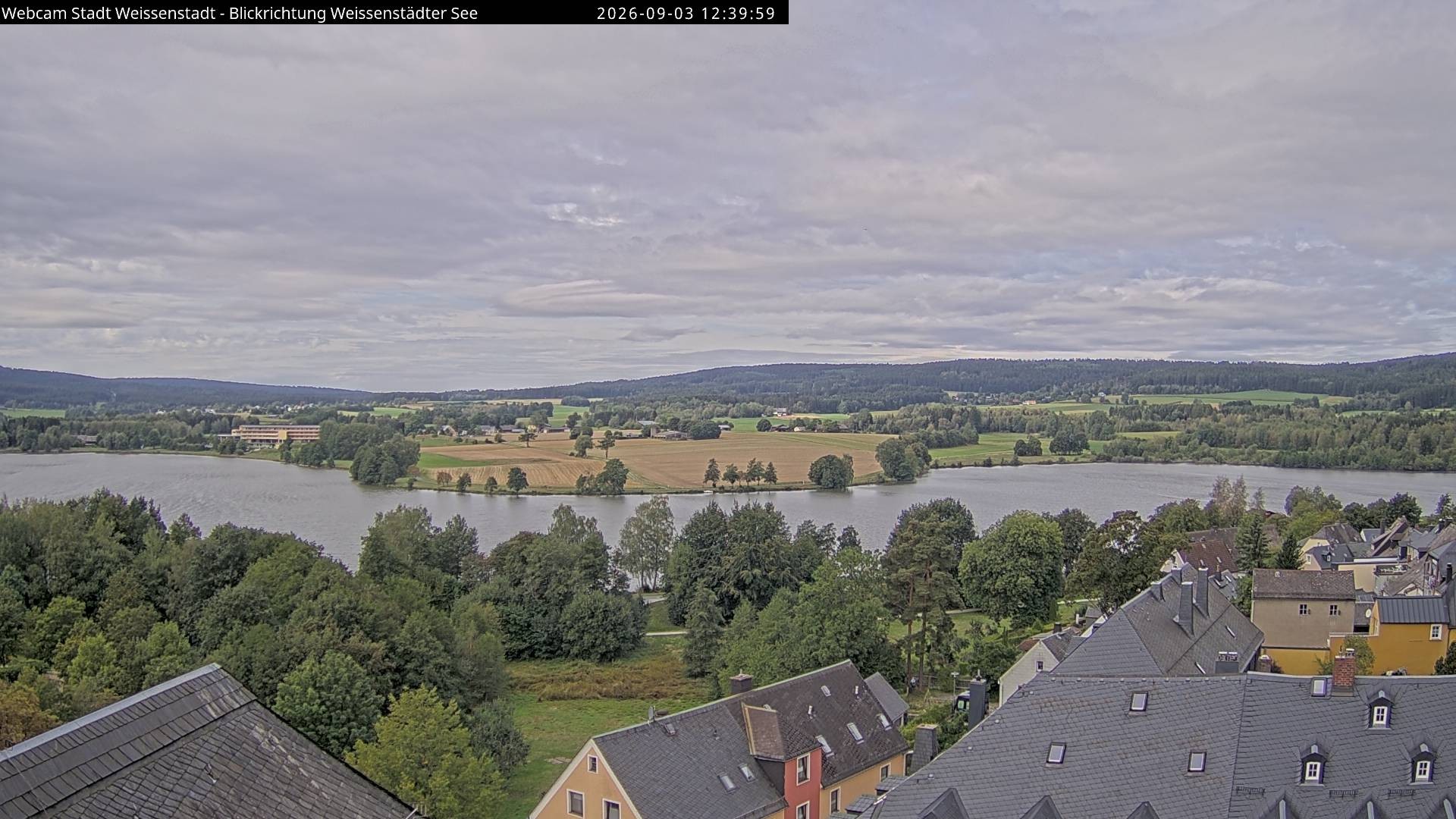 Archiv Foto Webcam Blick auf den Weißenstädter See