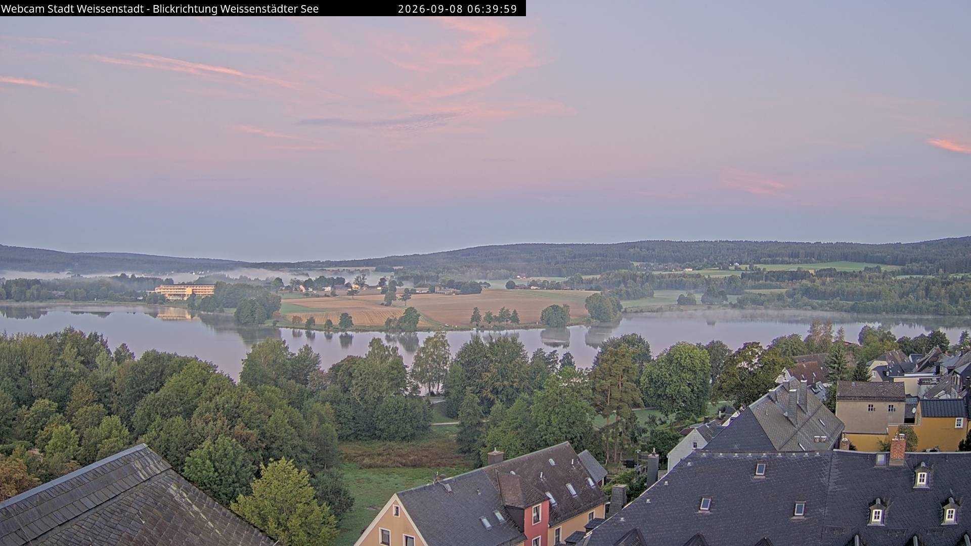 Archiv Foto Webcam Blick auf den Weißenstädter See