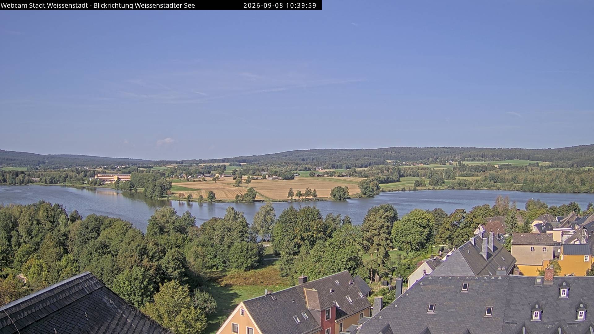 Archiv Foto Webcam Blick auf den Weißenstädter See