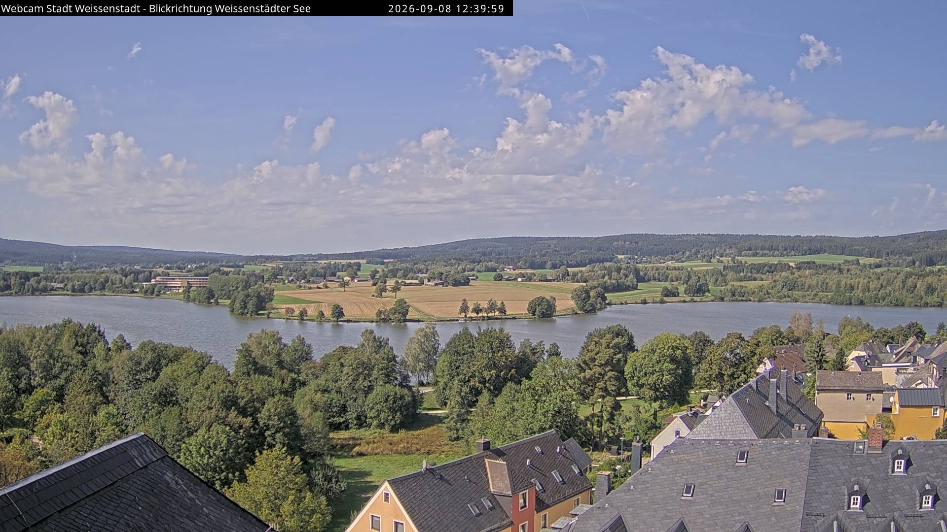Archiv Foto Webcam Blick auf den Weißenstädter See