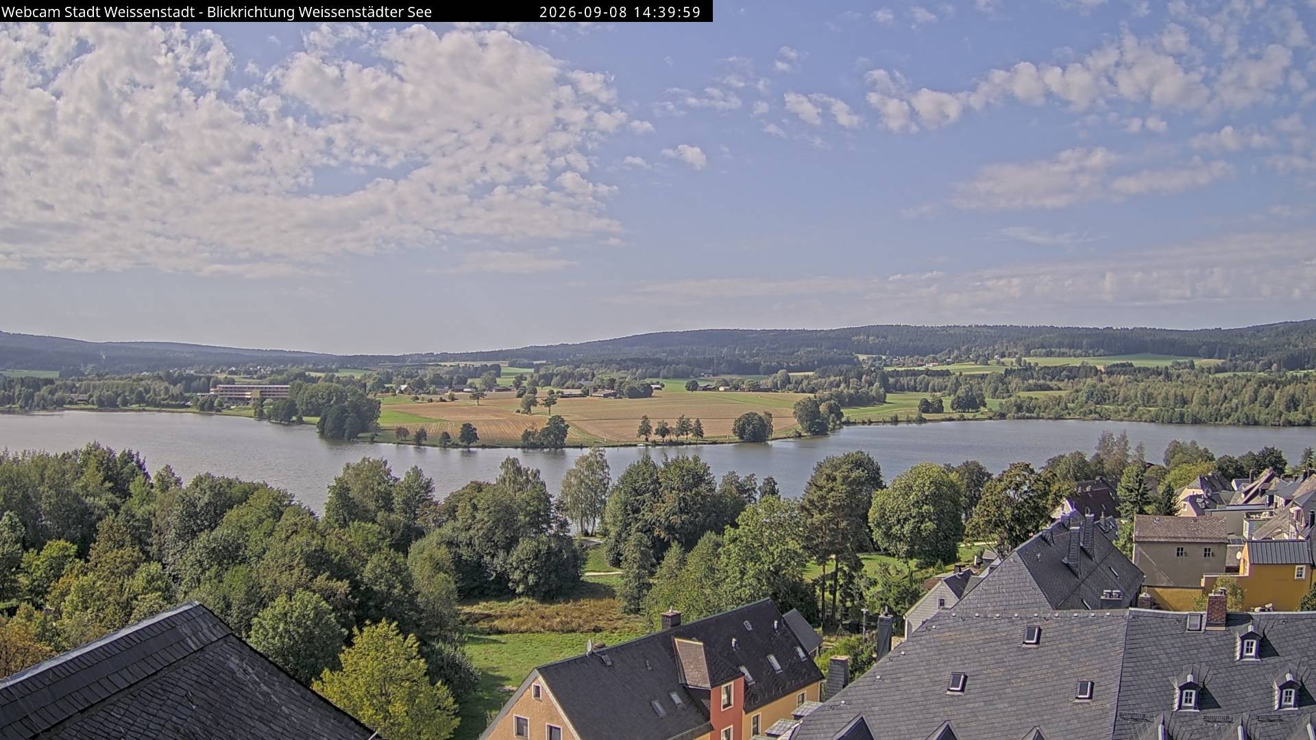 Archiv Foto Webcam Blick auf den Weißenstädter See
