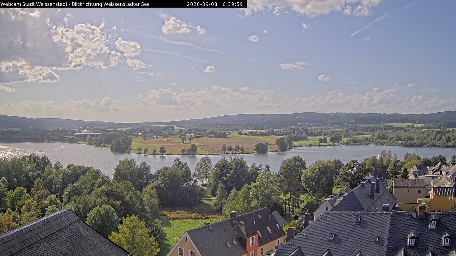 Archiv Foto Webcam Blick auf den Weißenstädter See