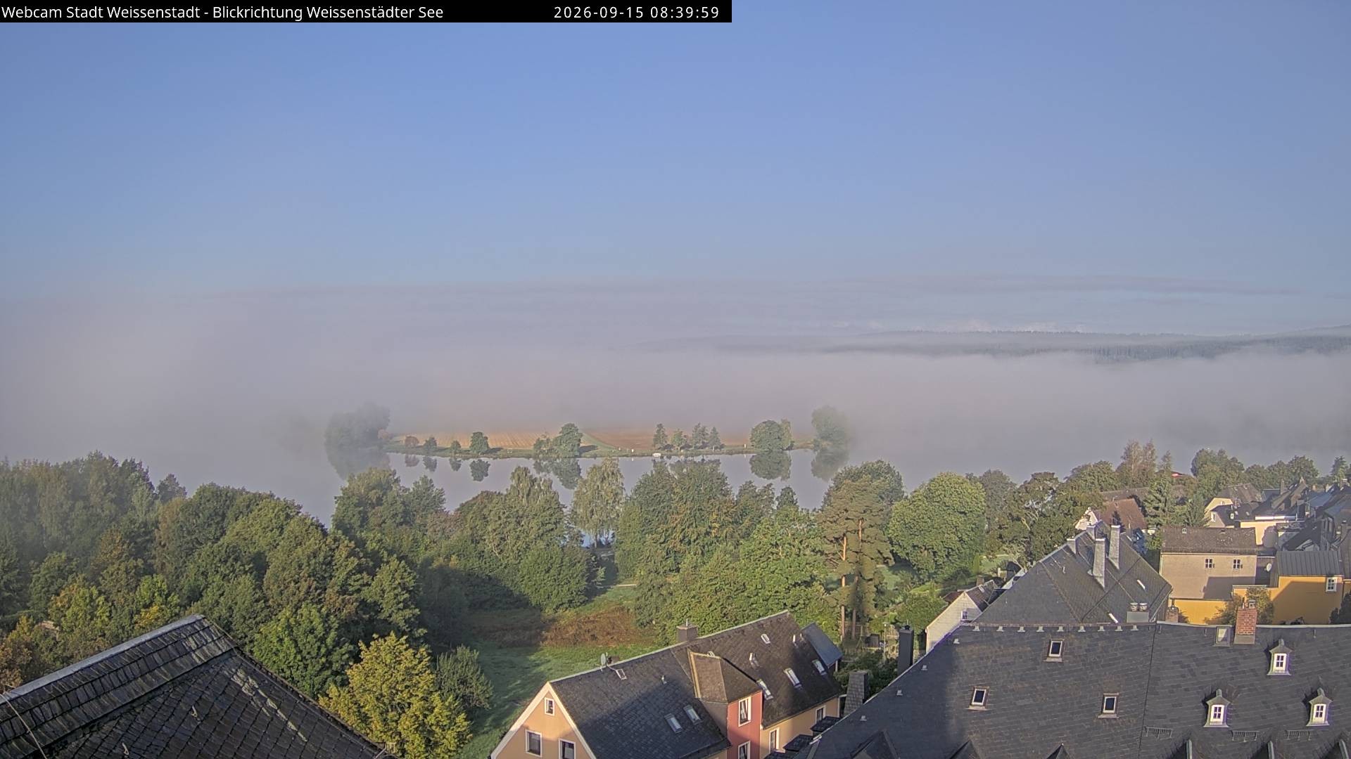 Archiv Foto Webcam Blick auf den Weißenstädter See