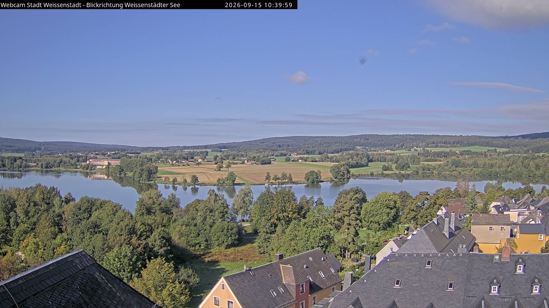 Archiv Foto Webcam Blick auf den Weißenstädter See