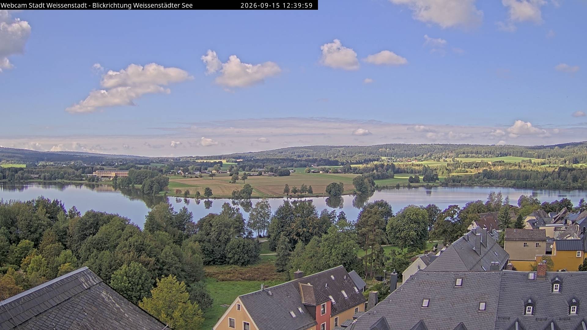 Archiv Foto Webcam Blick auf den Weißenstädter See