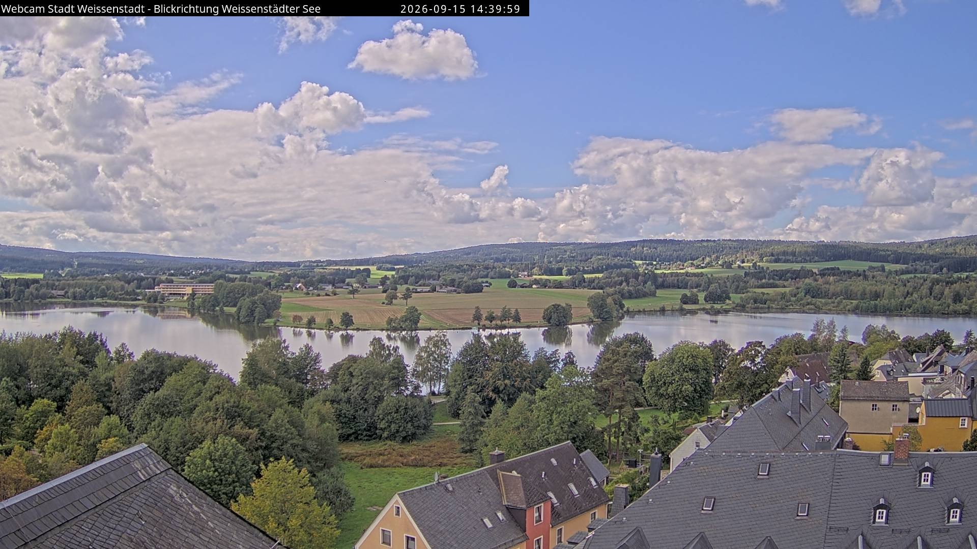 Archiv Foto Webcam Blick auf den Weißenstädter See