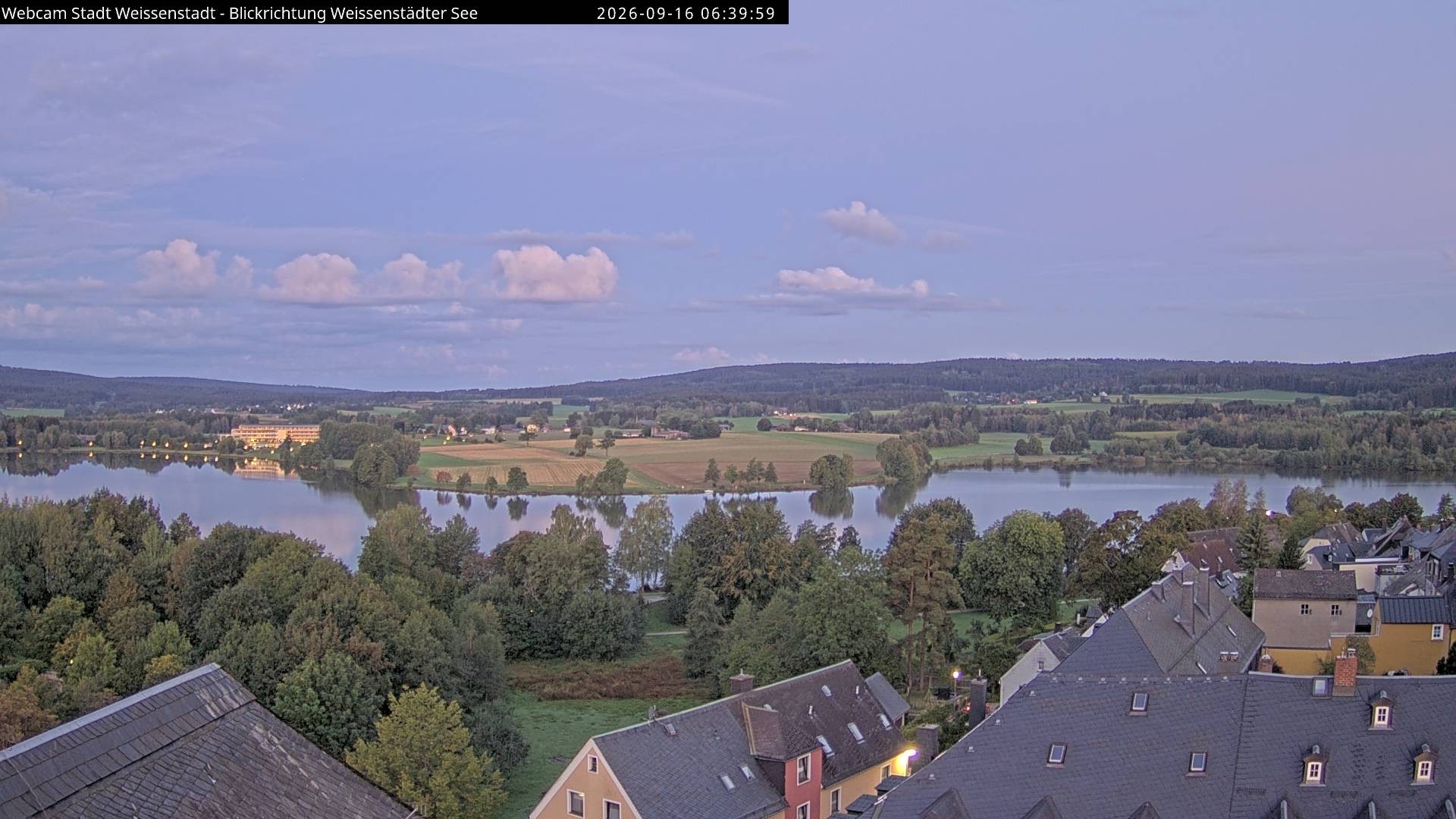 Archiv Foto Webcam Blick auf den Weißenstädter See