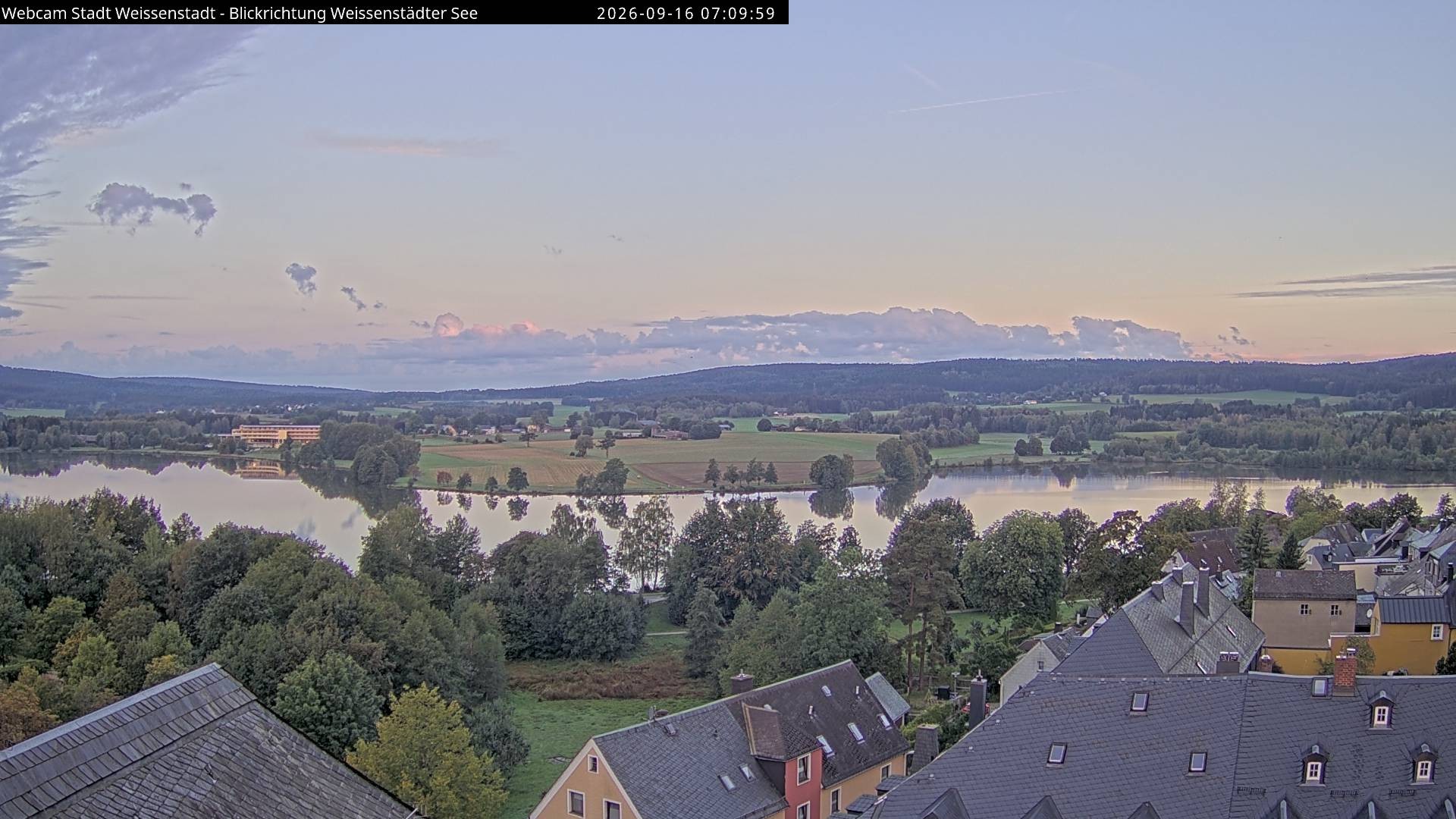 Archiv Foto Webcam Blick auf den Weißenstädter See