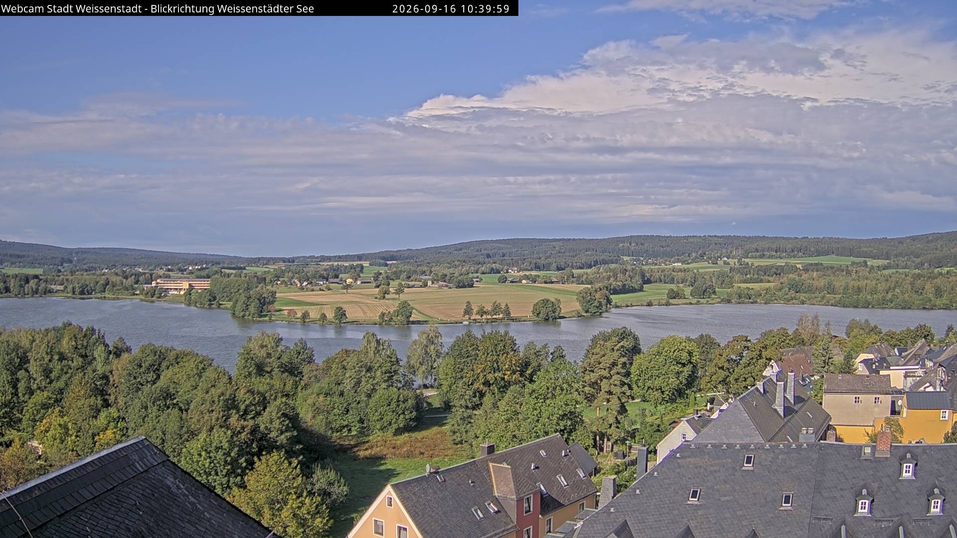 Archiv Foto Webcam Blick auf den Weißenstädter See