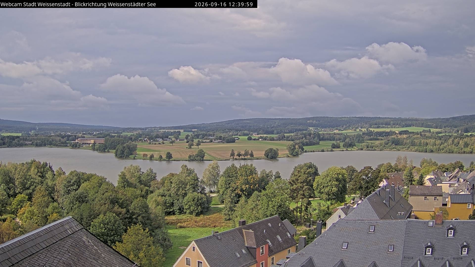 Archiv Foto Webcam Blick auf den Weißenstädter See