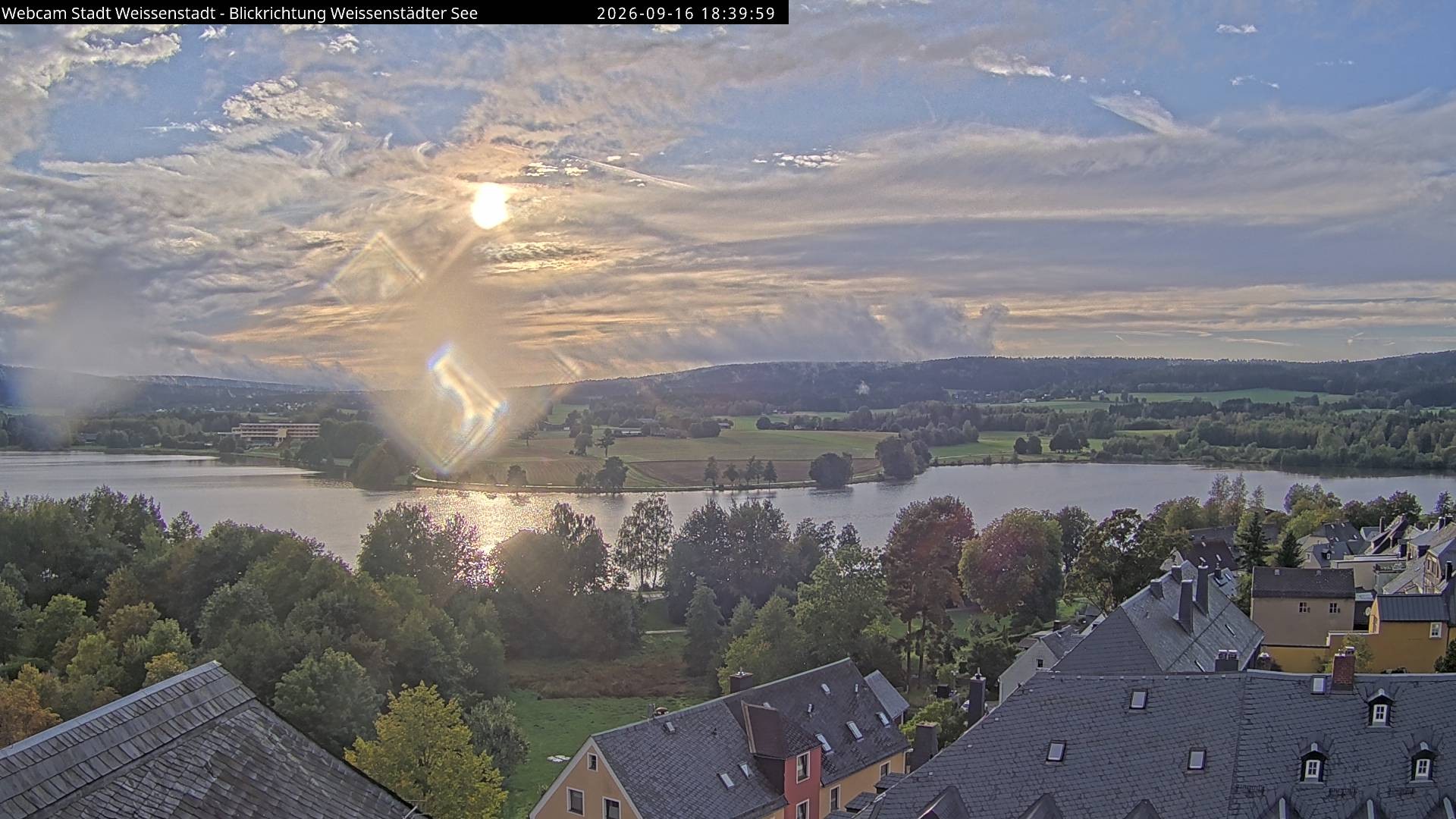 Archiv Foto Webcam Blick auf den Weißenstädter See