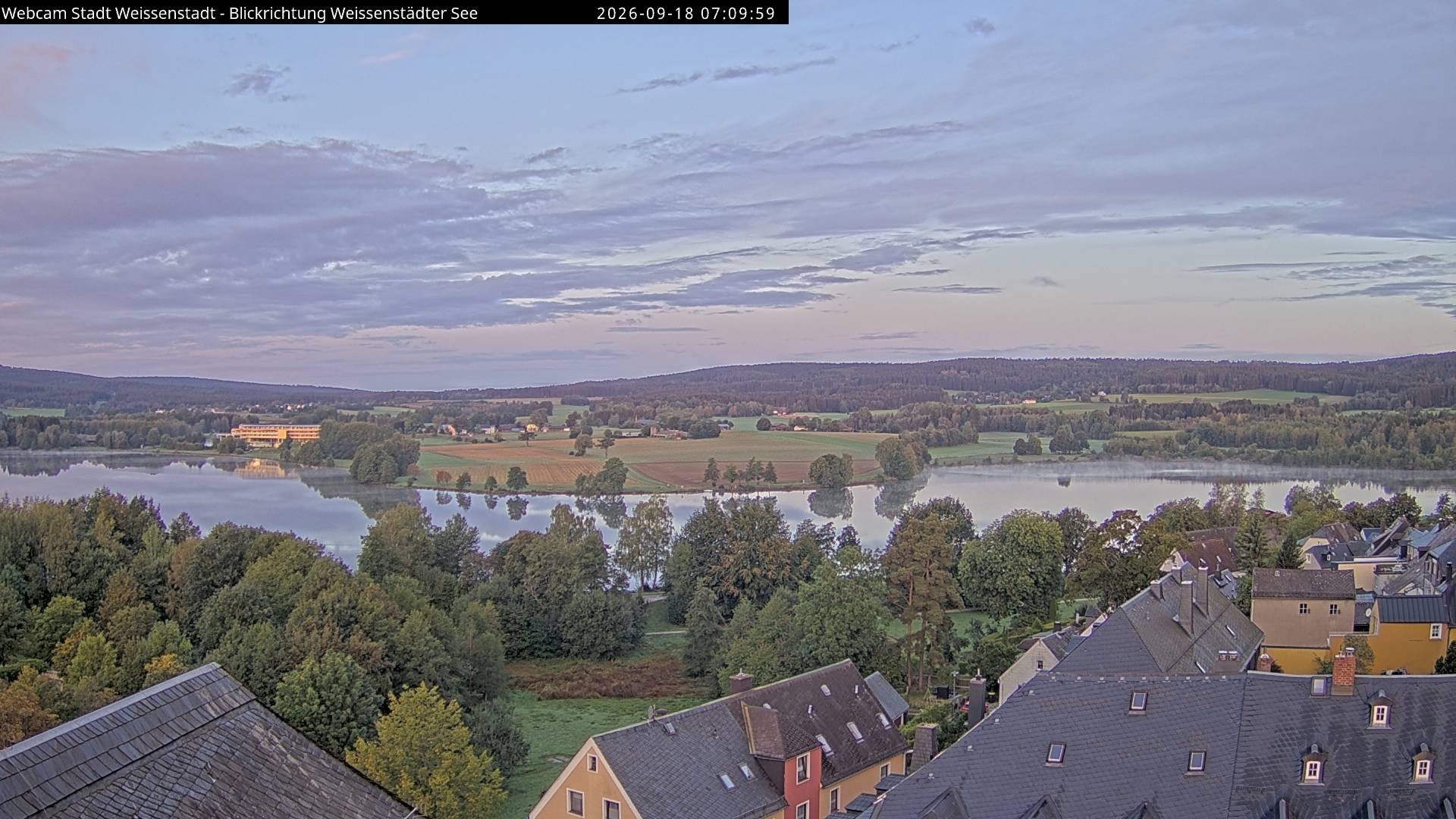 Archiv Foto Webcam Blick auf den Weißenstädter See