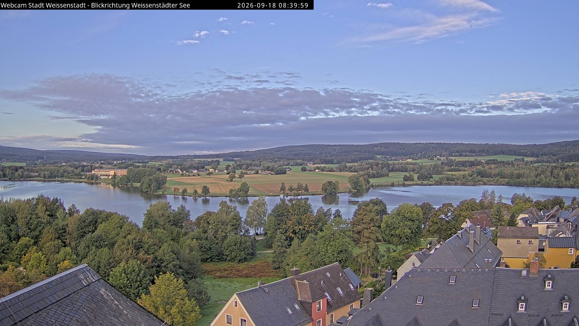 Archiv Foto Webcam Blick auf den Weißenstädter See