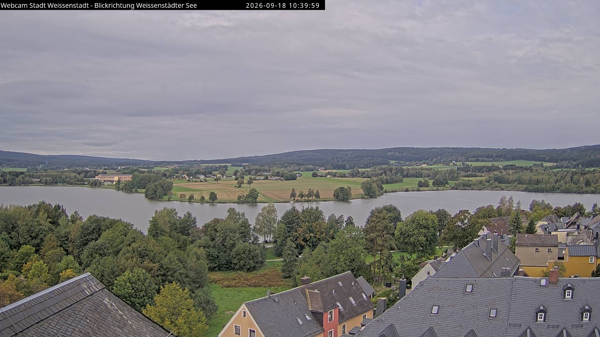Archiv Foto Webcam Blick auf den Weißenstädter See