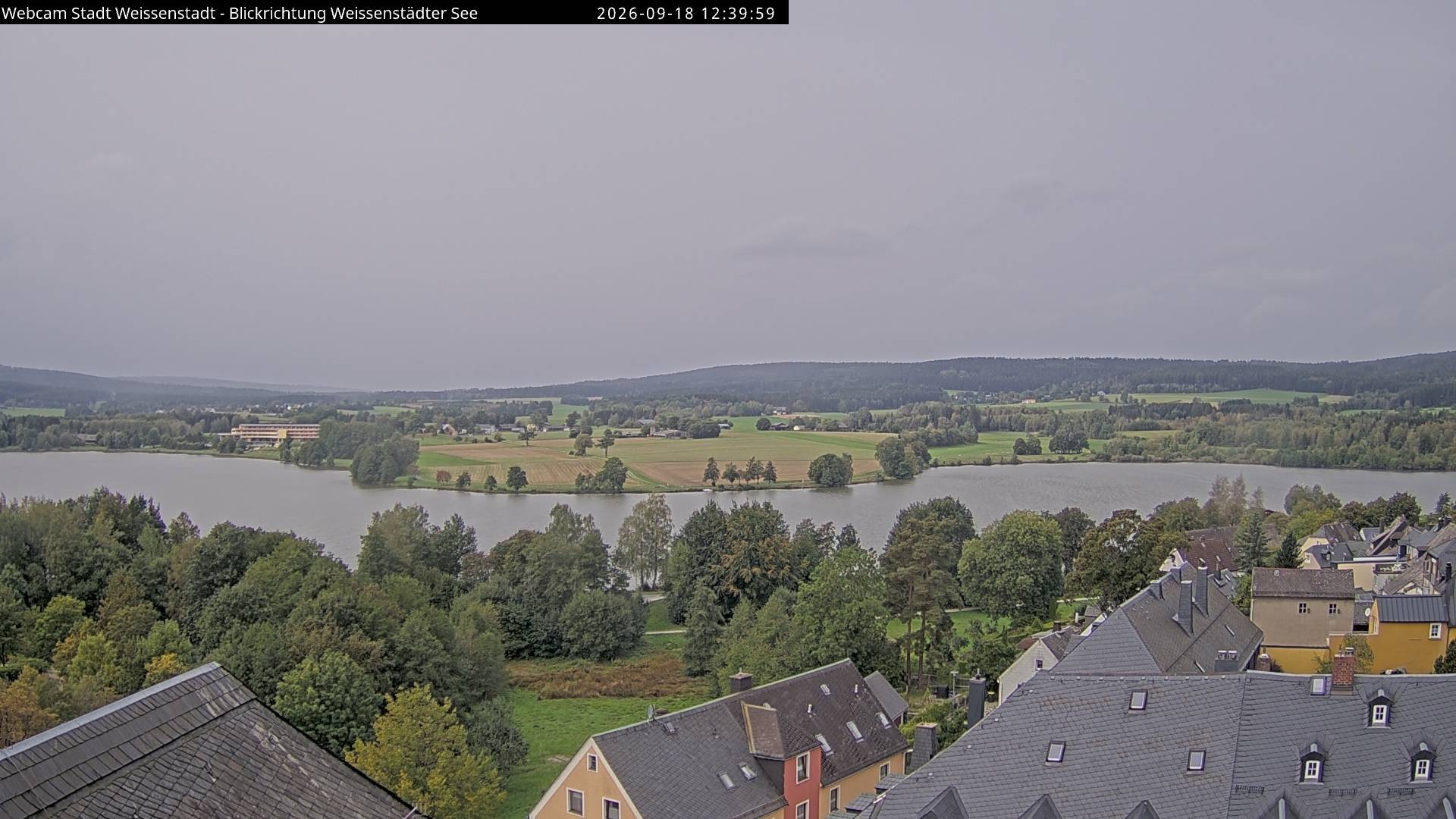 Archiv Foto Webcam Blick auf den Weißenstädter See