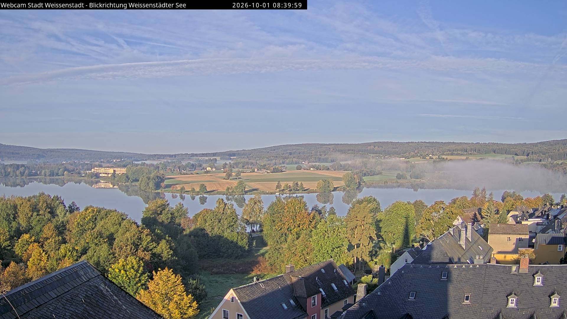 Archiv Foto Webcam Blick auf den Weißenstädter See