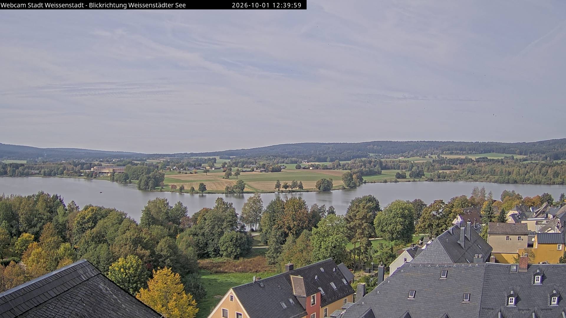 Archiv Foto Webcam Blick auf den Weißenstädter See