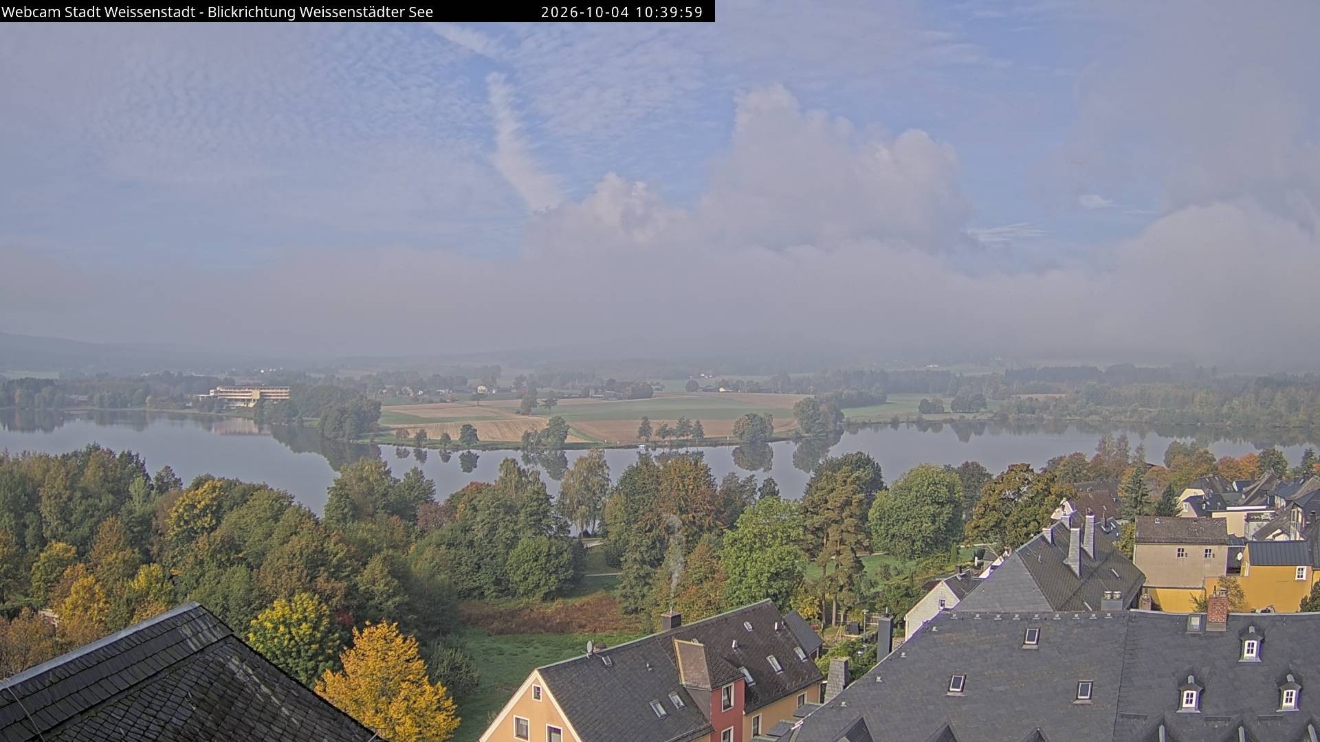 Archiv Foto Webcam Blick auf den Weißenstädter See
