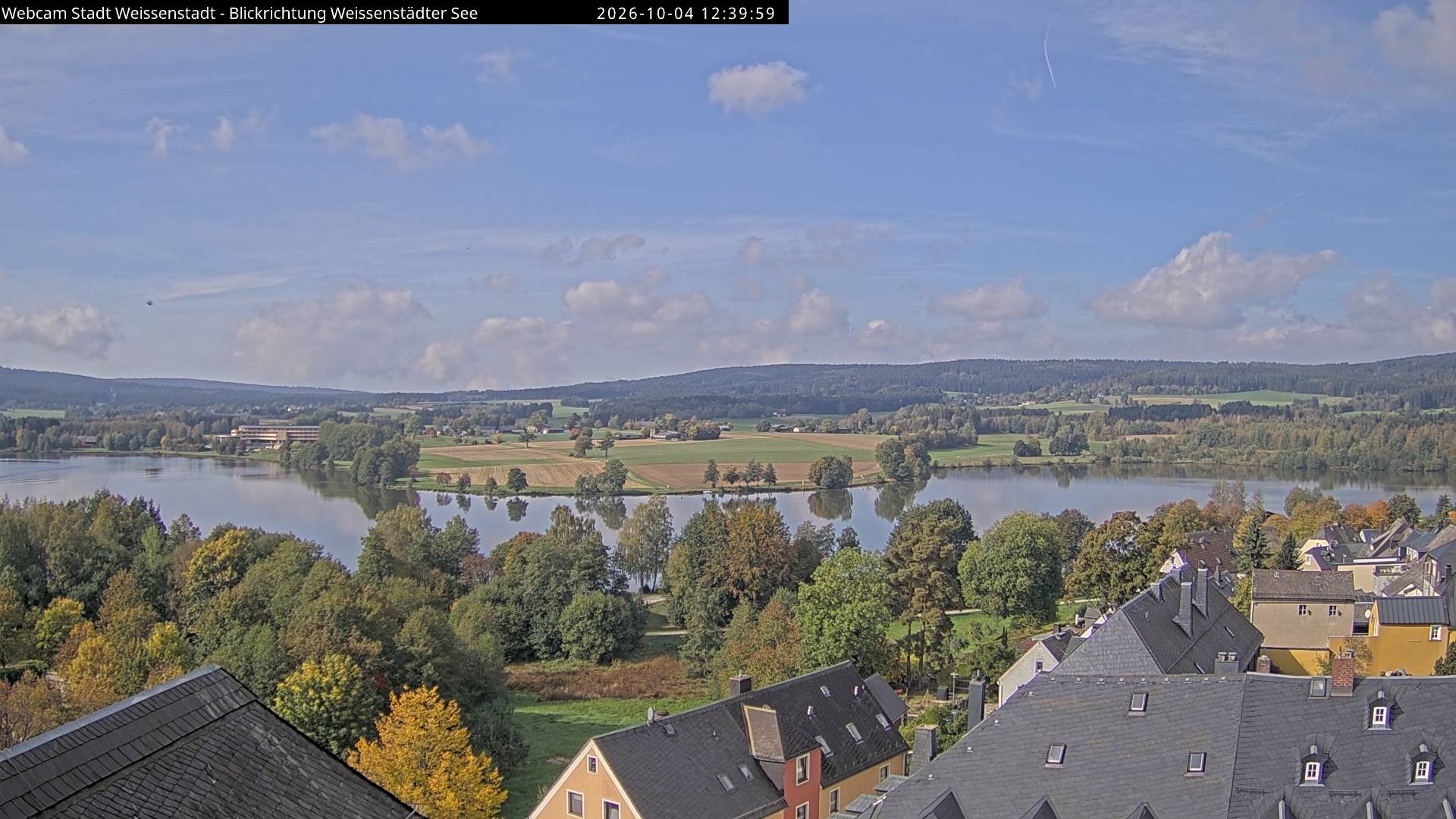 Archiv Foto Webcam Blick auf den Weißenstädter See