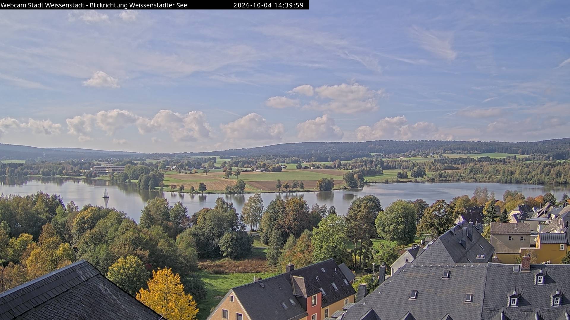Archiv Foto Webcam Blick auf den Weißenstädter See