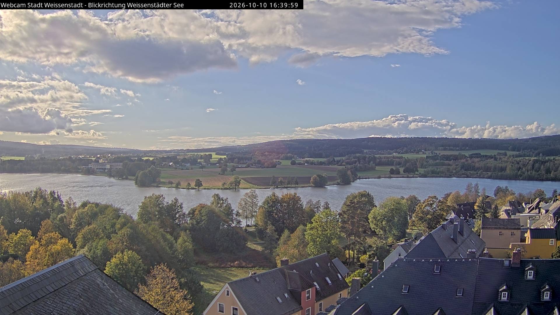 Archiv Foto Webcam Blick auf den Weißenstädter See