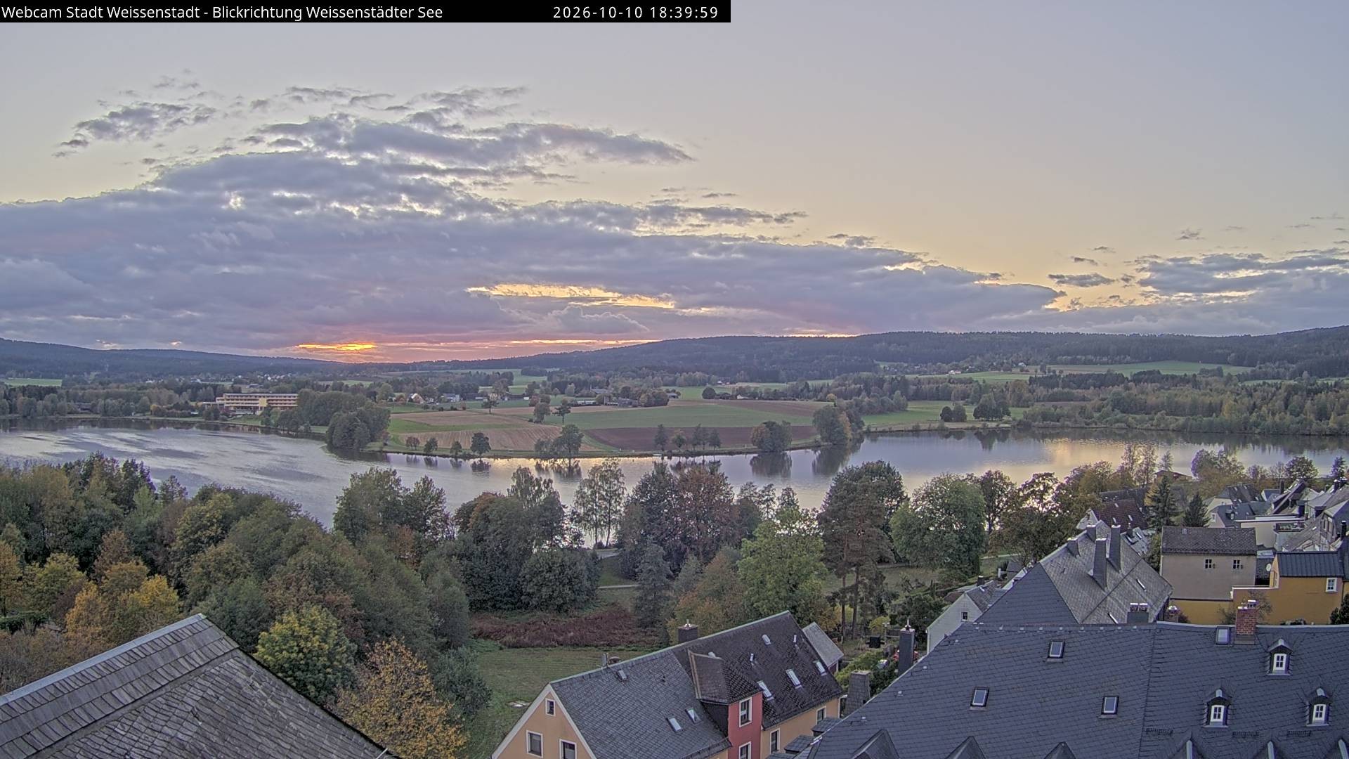 Archiv Foto Webcam Blick auf den Weißenstädter See